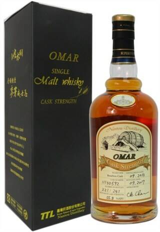 OMAR原桶強度單一麥芽威士忌（波本桶）
