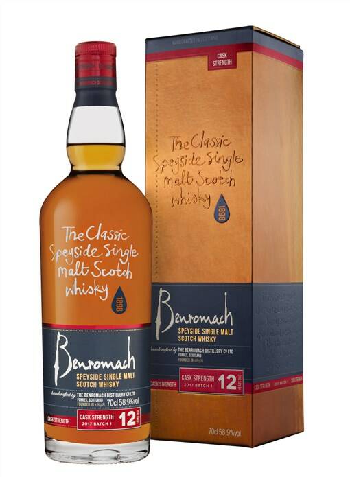 英國百樂門12年桶裝單一麥芽蘇格蘭威士忌2017 0.7L 58.9% Benromach 12YO Cask Strength Speyside Single Malt Scotch Whisky 2017 0.7L 58.9%
