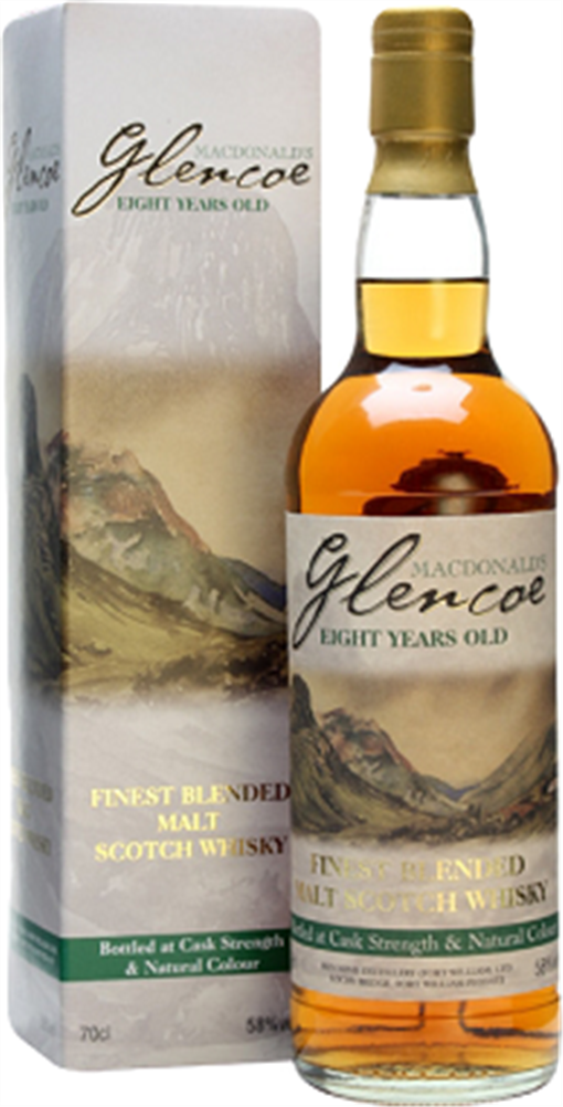 蘇格蘭班尼富 8年調和威士忌 格倫科紀念酒款 Ben Nevis 8Y Glencoe Finest Blended Malt Scotch Whisky