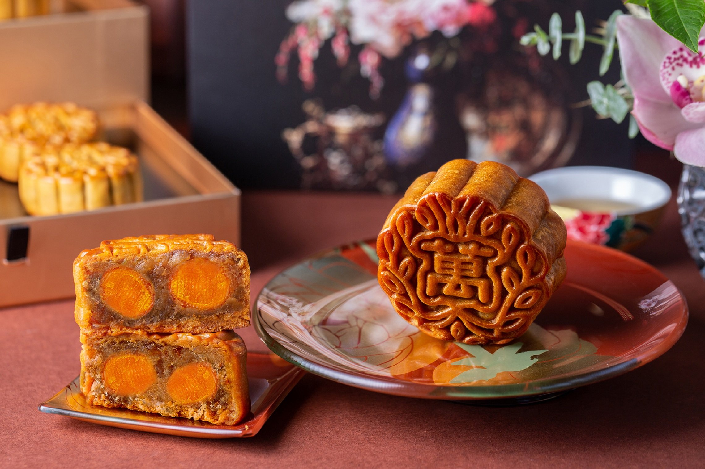 moon cake closeup