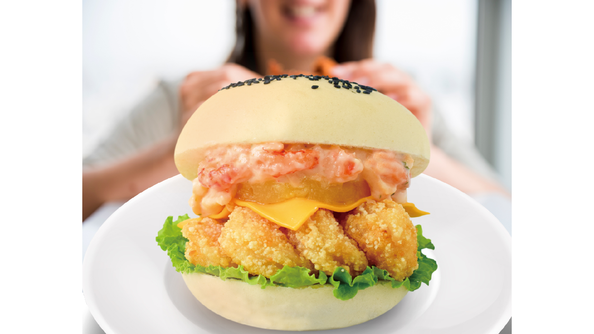 shrimp burger